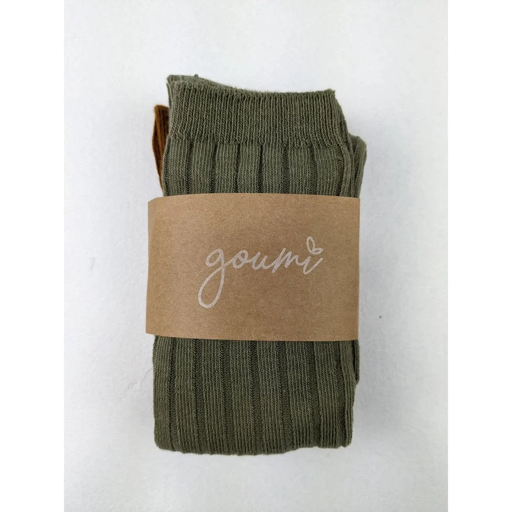 Goumi 2 pk Ribbed Knee Socks